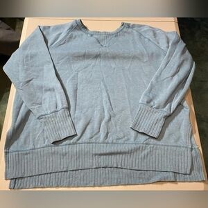 Maurices Crew Neck Blue Pullover Sweater Sweatshirt Women's XXL Comfy Casual EUC